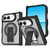 iPhone Duo Invisible Fold Holder Magnetic Phone Case - Transparent Black
