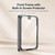 iPhone Duo Invisible Stand Design Integrated Film Phone Case - Brown