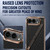 iPhone Duo Kevlar Texture Built-in Stylus Integrated Film Phone Case - Blue