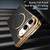 iPhone Duo Kevlar Texture Magnetic Integrated Film Phone Case - Blue