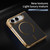 iPhone Duo Kevlar Texture Magnetic Integrated Film Phone Case - Brown