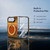 iPhone Duo Kevlar Weave Texture 360 Kickstand Integrated Film Phone Case - Black