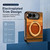 iPhone Duo Kevlar Weave Texture 360 Kickstand Integrated Film Phone Case - Black