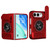 iPhone Duo Lens Sliding Window Multifunctional Magnetic Shockproof Phone Case - Red