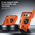 iPhone Duo Lens Sliding Window Multifunctional Magnetic Shockproof Phone Case - Titanium Gray
