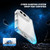iPhone Duo LeReach TOC Clear Series Composite Armor TPU Acrylic Hybrid Shockproof Phone Case - Transparent