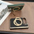 iPhone Duo Litchi Texture Electroplated Rotating Bracket Magnetic Phone Case - Orange