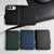 iPhone Duo Litchi Texture Foldable Stand Phone Leather Case with Screen Protector - Blue