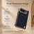 iPhone Duo Litchi-Grain Magnetic Integrated Screen Protector Phone Case - Purple