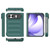 iPhone Duo Magic Shield Camera Lens Holder Foldable PC Shockproof Phone Case - Dark Green