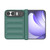 iPhone Duo Magic Shield Camera Lens Holder Foldable PC Shockproof Phone Case - Dark Green