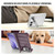 iPhone Duo Magic Shield Camera Lens Holder Foldable PC Shockproof Phone Case - Grey