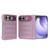 iPhone Duo Magic Shield Camera Lens Holder Foldable PC Shockproof Phone Case - Purple