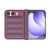 iPhone Duo Magic Shield Camera Lens Holder Foldable PC Shockproof Phone Case - Wine Red