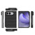 iPhone Duo Magic Shield Fold PC Shockproof Phone Case - Black