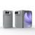 iPhone Duo Magic Shield Fold PC Shockproof Phone Case - Grey