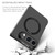iPhone Duo Magsafe Magnetic Folding PC Phone Case - Black