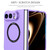 iPhone Duo Magsafe Magnetic Folding PC Phone Case - Purple