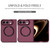 iPhone Duo Magsafe Magnetic Folding PC Phone Case - Wine Red