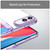 iPhone Duo PC Hybrid TPU Airbag Folding Center Axis Phone Case - Transparent Purple