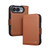 iPhone Duo QIALINO Classics 3rd Genuine Leather Phone Case - Gold Brown