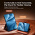 iPhone Duo QIALINO Vintage Calfskin Genuine Leather Phone Case - Light Brown