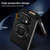 iPhone Duo Rotation Holder Foldable Magnetic PC Phone Case - Black