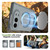 iPhone Duo Rotation Magnetic Ring Holder Hinge Integrated Film Phone Case - Grey