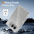 iPhone Duo Scratch-proof Acrylic 2.0mm Crystal Phone Case