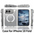 iPhone Duo Scratch-proof Transparent Rotating Holder Magnetic Phone Case