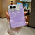 iPhone Duo Shell Pattern Two-section PC Phone Case - Purple