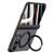 iPhone Duo Shield Series Integrated HD Film Matte Frosted Magnetic Phone Case with 360-Degree Rotating Stand - Black