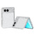 iPhone Duo Shockproof Terminator Glitter Powder Phone Case - White