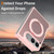 iPhone Duo Skin Feel Rotating Holder Magnetic Phone Case - Pink