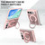 iPhone Duo Skin Feel Rotating Holder Magnetic Phone Case - Pink