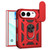 iPhone Duo Sliding Camera Cover Design TPU+PC Phone Case - Red