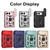 iPhone Duo Sliding Camera Cover Design TPU+PC Phone Case - Silver
