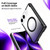 iPhone Duo Spring Hinge Protection Magnetic Phone Case - Black