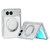 iPhone Duo Terminator Style 360 Degree Rotation Holder Magnetic Phone Case - Transparent