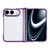 iPhone Duo Three Parts 6D Electroplating PC Shockproof Phone Case - Purple