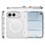 iPhone Duo TPU + PC Hybrid 2.5mm Thick Hinge Shockproof Magnetic Phone Case - Transparent