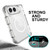 iPhone Duo TPU + PC Hybrid 2.5mm Thick Hinge Shockproof Magnetic Phone Case - Transparent