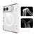 iPhone Duo TPU + PC Hybrid 2.5mm Thick Hinge Shockproof Magnetic Phone Case - Transparent