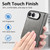 iPhone Fold Crocodile Vegan Leather Dual-Hinge Phone case - Grey