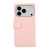iPhone 18 Pro Max / 17 Pro Max ABEEL Delicate Texture Splicing RFID Leather Phone Case - Pink