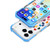 iPhone 18 Pro Max / 17 Pro Max Acrylic Four-Corner Shockproof Heart Pattern Magnetic Phone Case - Blue