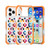 iPhone 18 Pro Max / 17 Pro Max Acrylic Four-Corner Shockproof Heart Pattern Magnetic Phone Case - Orange