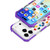 iPhone 18 Pro Max / 17 Pro Max Acrylic Four-Corner Shockproof Heart Pattern Magnetic Phone Case - Purple