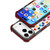 iPhone 18 Pro Max / 17 Pro Max Acrylic Four-Corner Shockproof Heart Pattern Phone Case - Brown