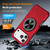 iPhone 18 Pro Max / 17 Pro Max Alloy Rotating Holder MagSafe Shockproof Phone Case - Red